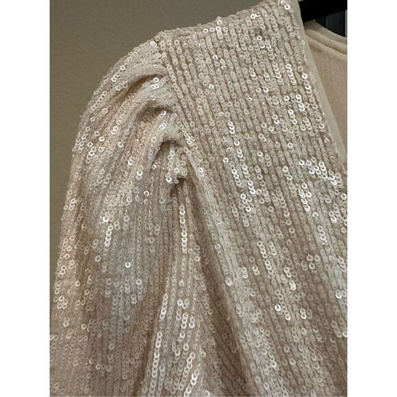 Generation Love Allegra Sequin Romper in Shell Size XS - Picture 5 of 5